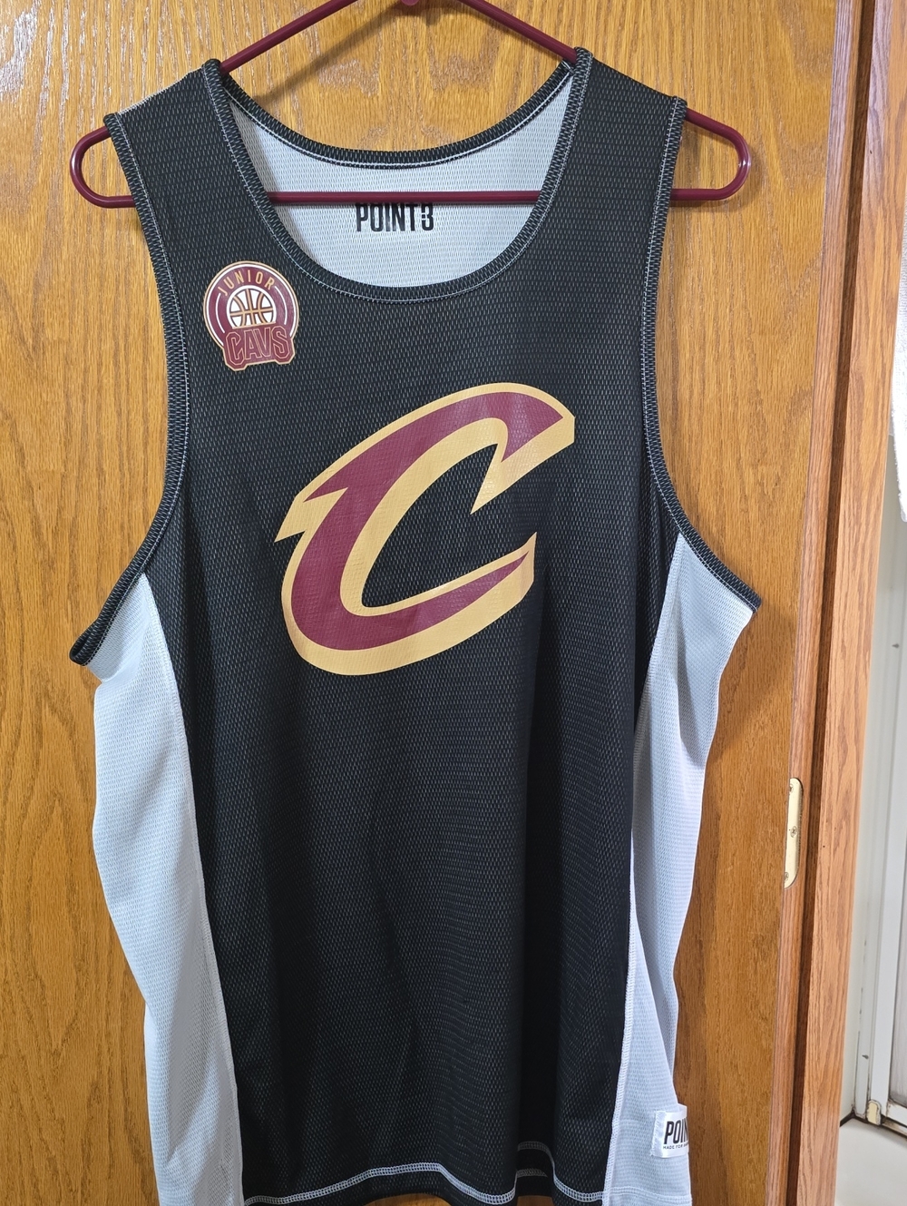 Cleveland Cavaliers Men's Black and White Basketball Reversible Tank Top #52